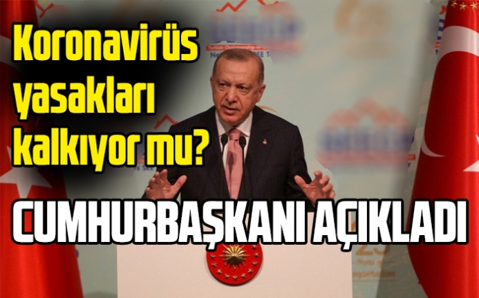 Cumhurbaşkanı Erdoğan'dan yeni Koronavirüs tedbirleri açıklaması